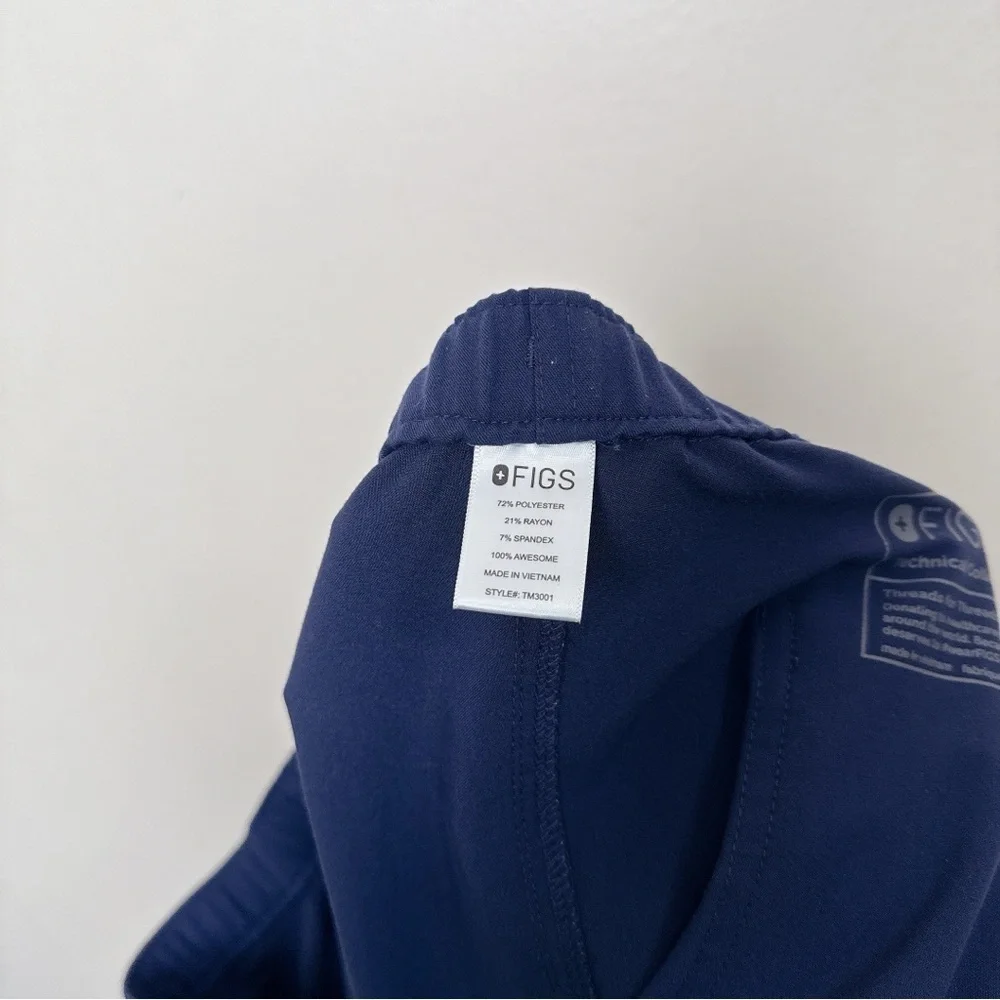 Figs Mens XXL Cairo Cargo Scrub Pants Blue Navy